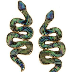 Snake Dangle Earring Set